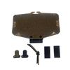 BEPAN Tactical Vest With Molle Mount Mobile Navigation Holder - Foldable Sliding Design Kydex Plate