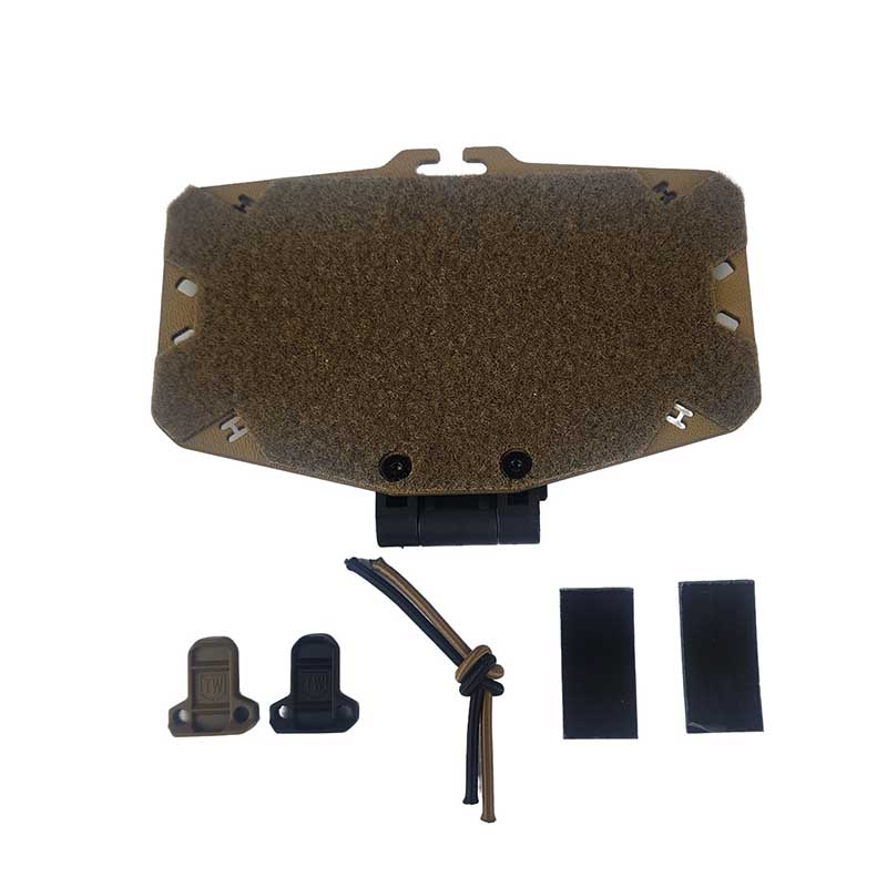 BEPAN Tactical Vest With Molle Mount Mobile Navigation Holder - Foldable Sliding Design Kydex Plate
