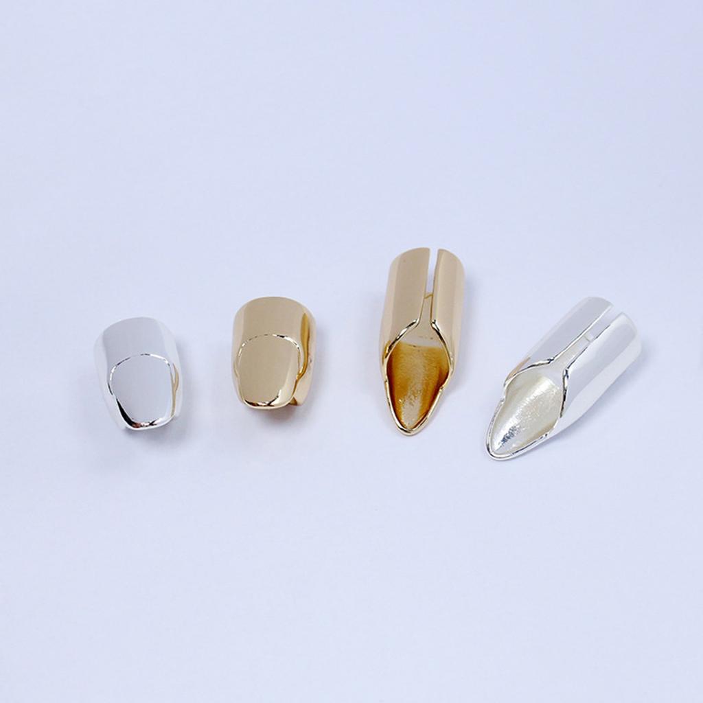 Набор из 5 модных колец для ногтей, косплей-украшения для ногтей, сплавная текстура, подходит для любителей косплея и посетителей вечеринок