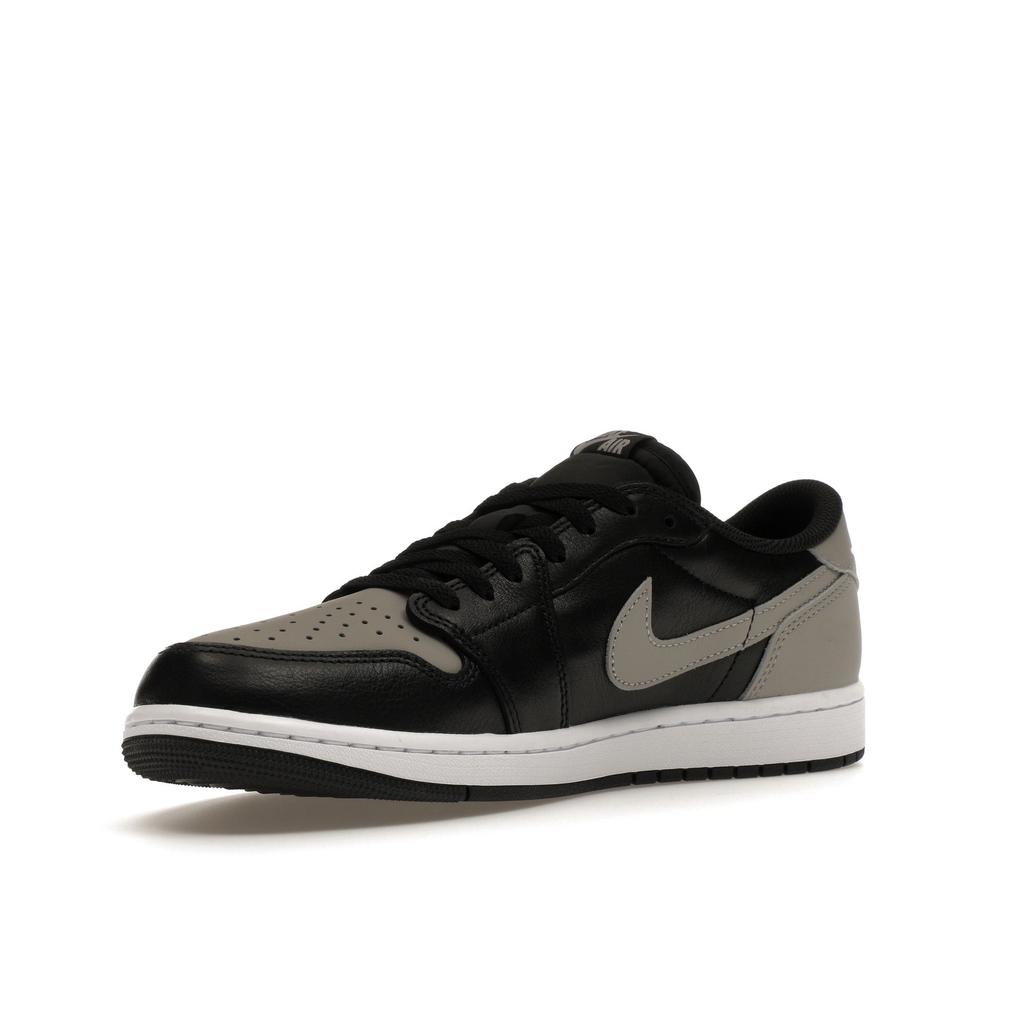 Мужские кроссовки Air Jordan 1 Retro Low OG Shadow 2024 черные средне-серые белые CZ0790-003