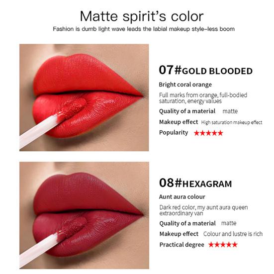 Несухой увлажняющий бальзам для губ, водонепроницаемый матовый, не размазывающийся блеск для губ, 6 г, легкий цветной макияж для губ