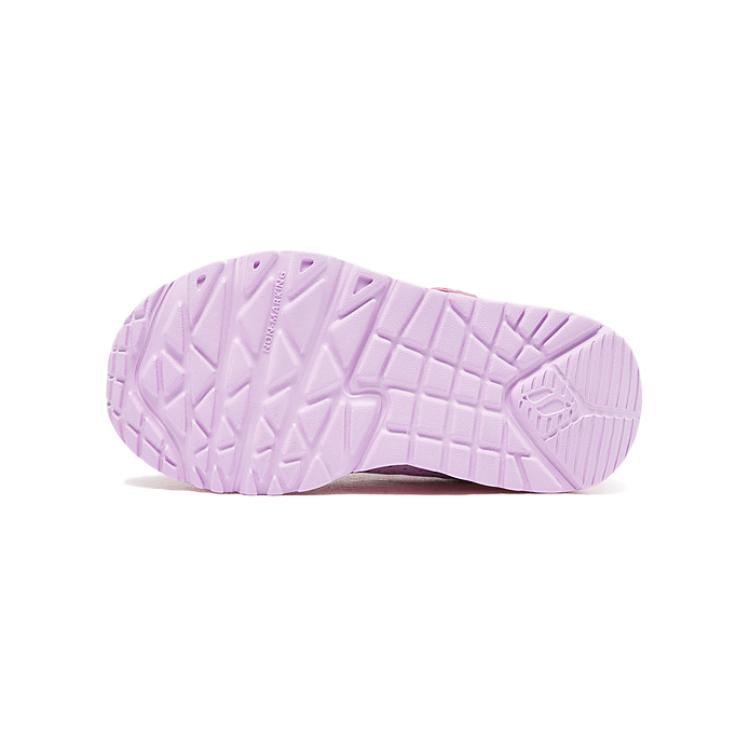 Skechers Уличные Девушки Удобная Мода Нескользящие Прочные Низкие Повседневные Кроссовки Детские Кроссовки Розовые 310493N-PNK