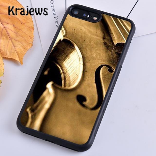 Krajews Деревянные скрипки смычок Музыкальный чехол для телефона для iPhone 17 Air 16 15 14 plus 11 12 13 pro max Plus coque Fundas