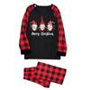 Family Christmas Plaid Pajama Set: Long-Sleeve T-Shirt & Pants