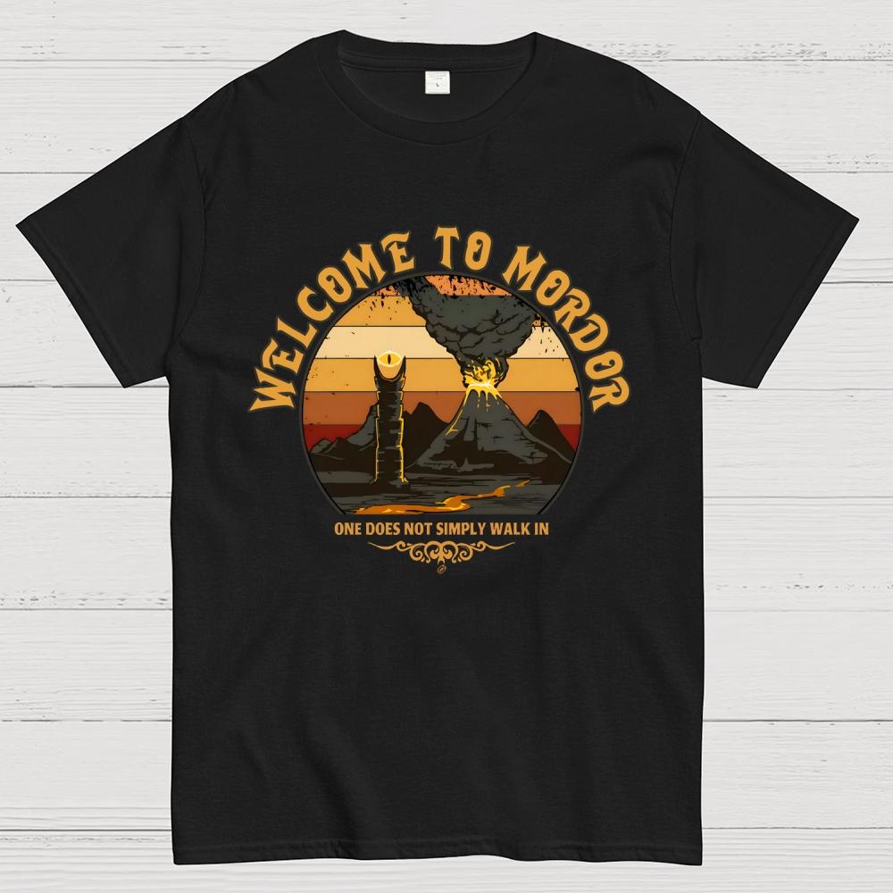 Welcome To Mordor Cotton Summer Casual Cool Loose T-Shirt