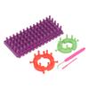 Long Knitting Loom Kit Detachable Easy Assembly Sturdy ABS Widley Used Knitting Yarn Loom for
