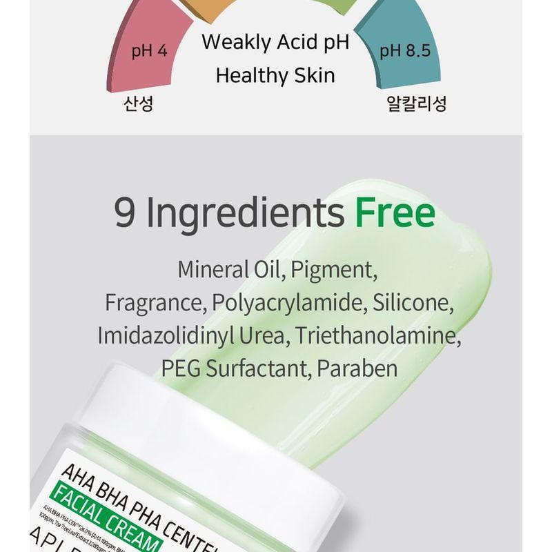 APLB - AHA BHA PHA Centella Facial Cream Set