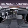 Обновленные модели Tesla 3/Y: Коврики из ТПЭ для защиты и декора салона