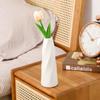 Modern Plastic Flower Vase Anti-fall Vase Container Pot Nordic Desktop Vase Ornaments  Office