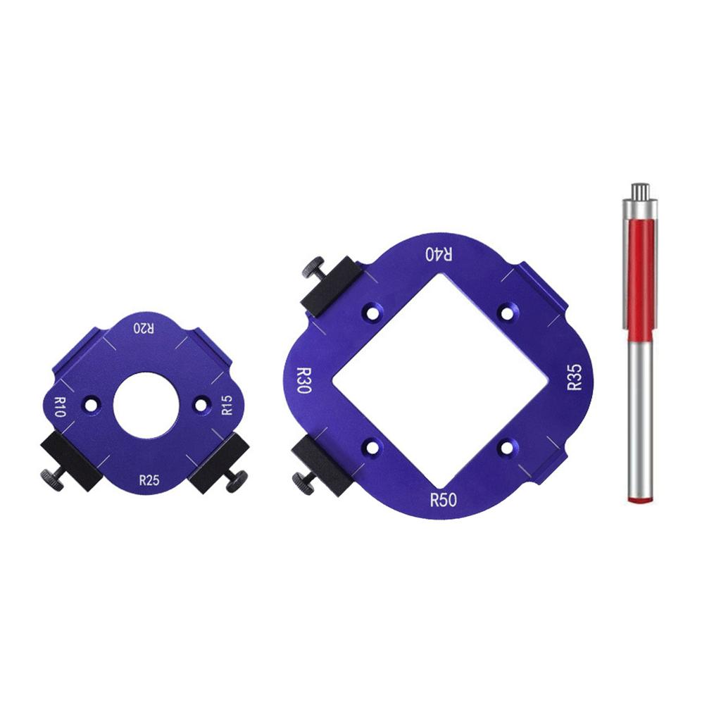 Шаблон радиуса угла фрезера, Шаблон радиуса фрезера, Алюминиевые шаблоны для фрезера для деревообработки, Угловые приспособления для фрезера