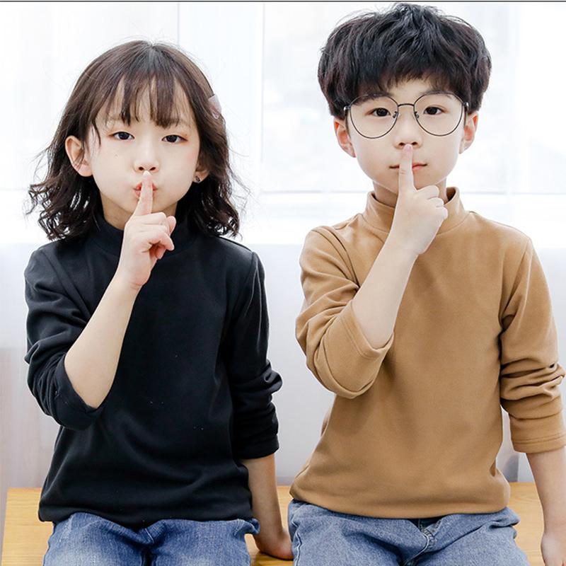 Свитера для девочек, однотонные свитера ярких цветов для мальчиков, осенняя шерстяная футболка для маленьких девочек, свитер, детская одежда, пуловер для девочек