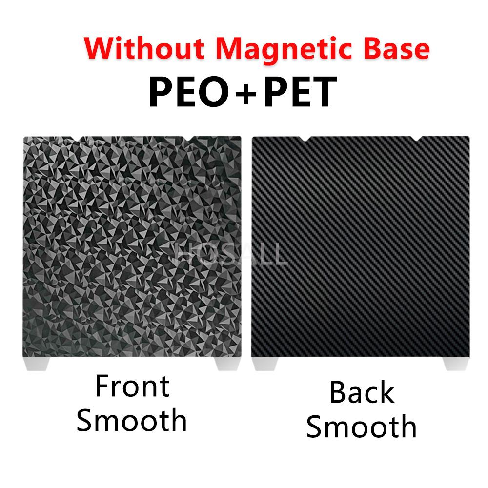 Build Plate For Creatily K1 Max 3D Printer Bed Platform (With Magnetic Base) 310x315 PEI Textured Smooth Sheet Double Sided Use