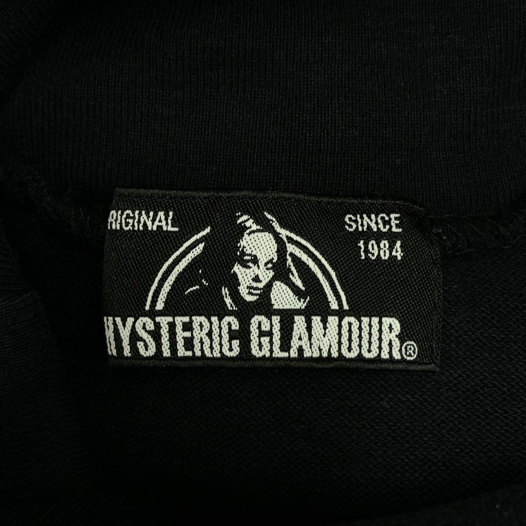 HYSTERIC GLAMOUR Вышивка логотипа Водолазка с длинным рукавом Свободный крой Рон Т Мужская Б/У