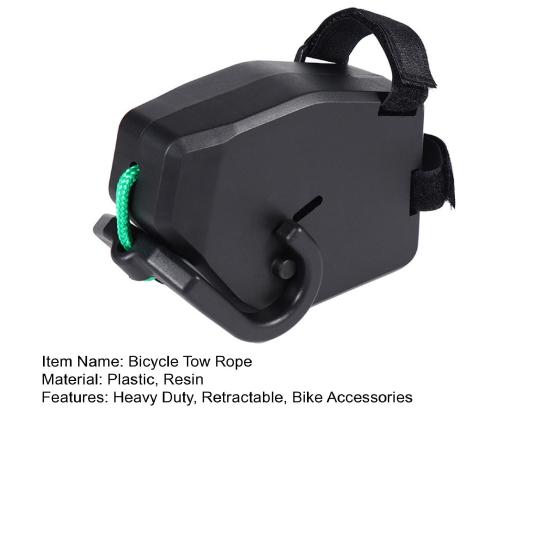 Outdoor Mountain Bicycle Tow Rope Heavy Duty Retractable Kids MTB Road Bike Pull Strap Behind Bike Traction Device Bike Accessories