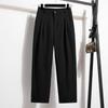 Женские повседневные свободные брюки больших размеров на весну и осень, брюки с высокой талией