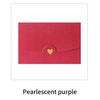 Fold Invitation Envelopes Retro Love Pearlescent Paper Message Card Invitation Greeting Cards Generous Mini Gift Card Envelopes