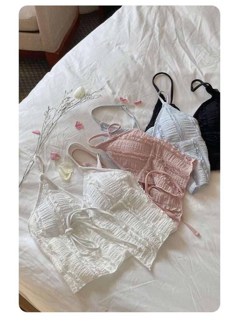 Новый корейский комплект бикини-трикини для маленькой груди: Стиль Pure Desire с майкой с оборками