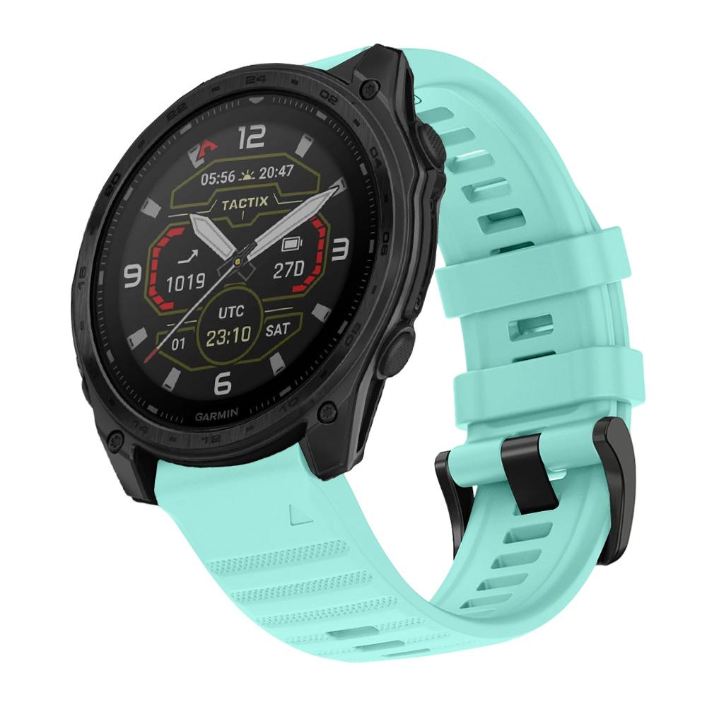 Силиконовый спортивный ремешок для часов Garmin Tactix8 47/51 мм Легкий/Дышащий/Мягкий Наручный ремешок для 22/26 мм Quick Fit