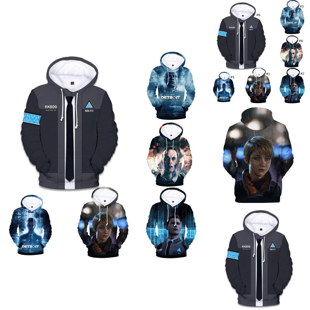 Ultimate Comfort Detroit Become Human Connor Rk800 Hoodie For Everyday Wear