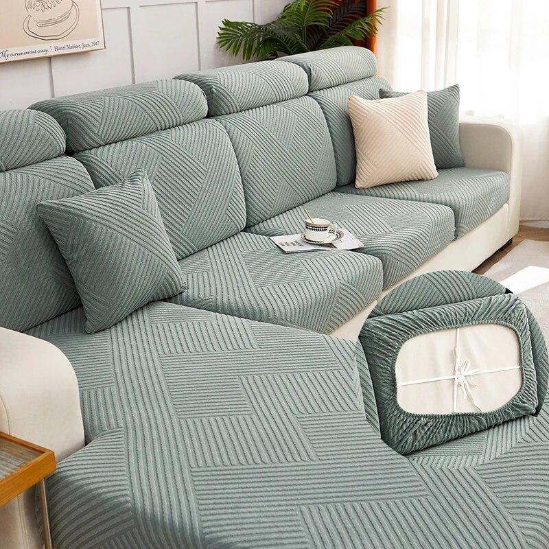 1 шт. Жаккардовые Толстые Плюшевые Чехлы на Сиденья Дивана для Гостиной, Наволочка на Подушку Дивана, Чехлы на Диван, Угловой Защитный Чехол на Диван