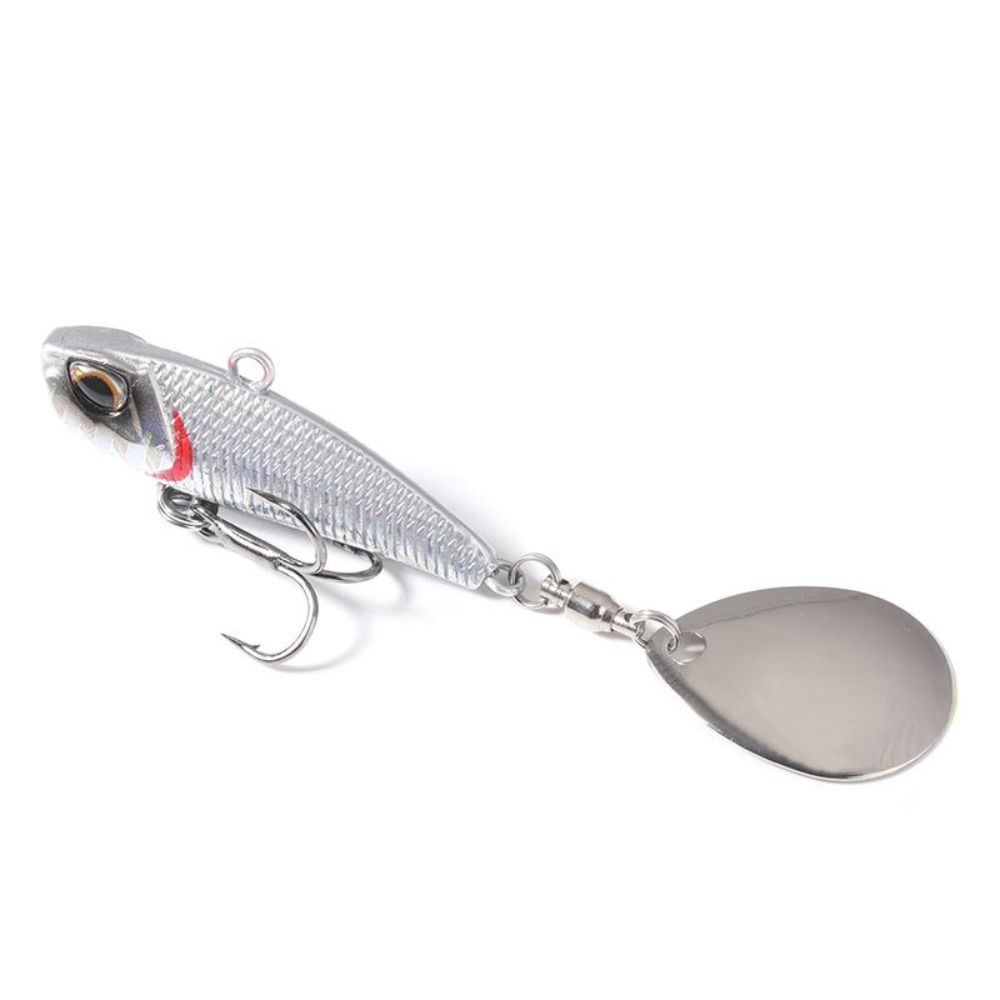 Treble Hook Metal Fishing Bait Spoon Metal Spoon Fishing Lure 2023 VIB Lure Ice Fishing