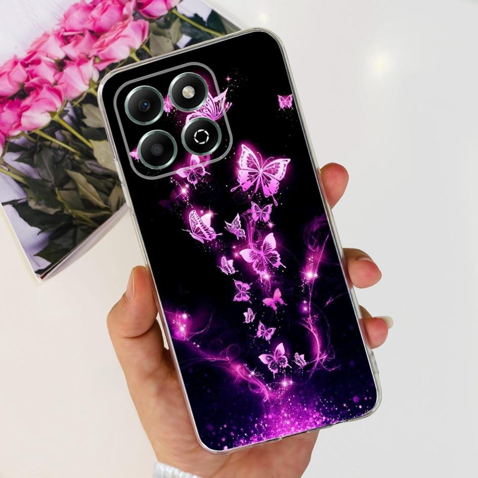 Чехол для Honor X6b JDY-LX1 JDY-LX2 Чехол Роскошный Мраморный Узор Мягкий Прозрачный Силиконовый Задняя Крышка Телефона Для Honor X6b 4G X 6B Fundas