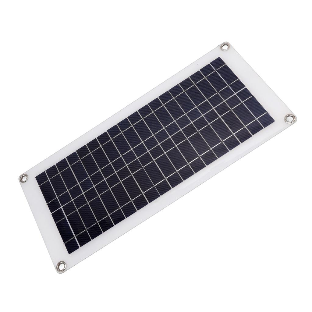 Solar Panel Lightweight Thin Waterproof Portable Flexible Solar Panel with 2 USB Output for Car Home Ship