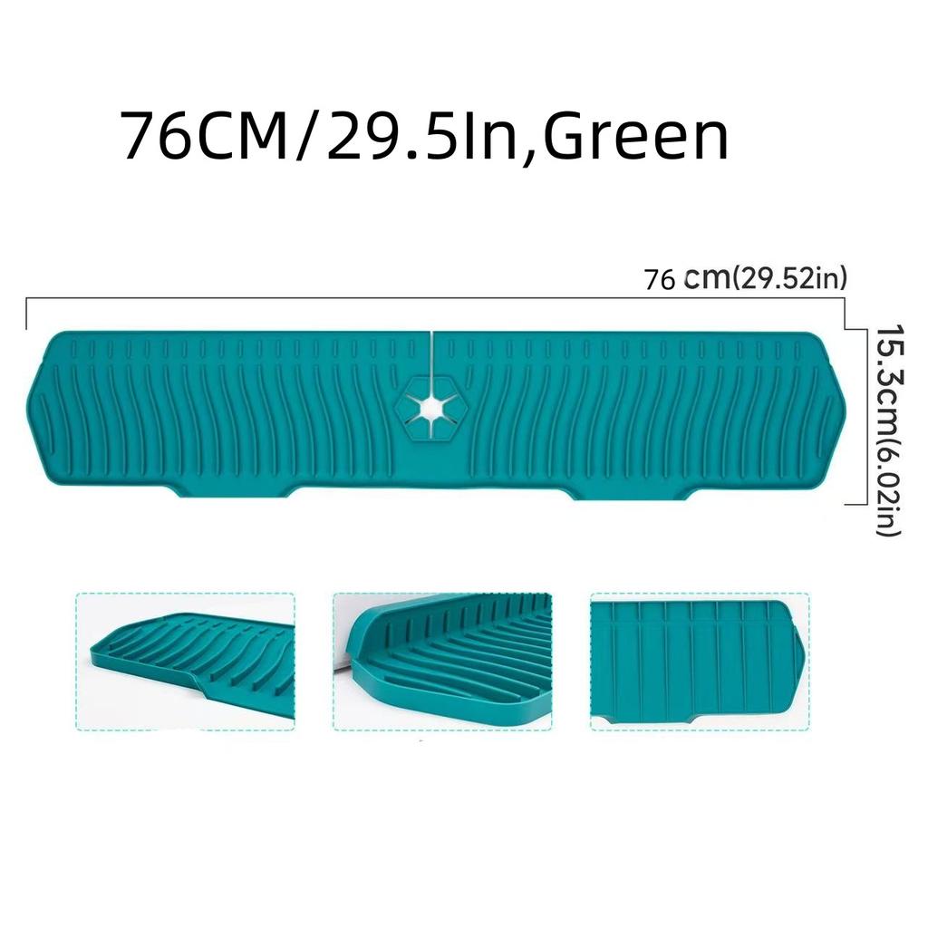 Защита от брызг для кухонной раковины Силиконовый коврик для сушки для раковины Защитные накладки для кухонной раковины Коврик Защита от брызг Кухня