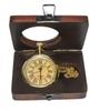 Антикварные Винтажные Морские Латунные Карманные Часы Victoria London1875 с Коробкой