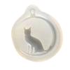 Moon Cat Pendant Mold Jewellry Making Resin Mould Epoxy Casting Craft Kit
