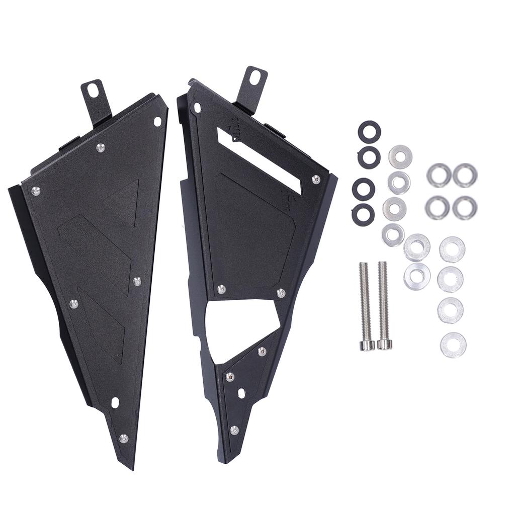 2pcs Motorcycle Side Frame Covers Panel Guard Fit for Kawasaki Ninja 650 Z650 2017‑2019Black