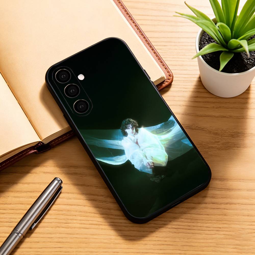 Чехол для телефона C-Conan G-Gray singer, Черный силиконовый, Мягкий, Для Samsung Galaxy A73,A72,A71,A70,A53,A52,A51