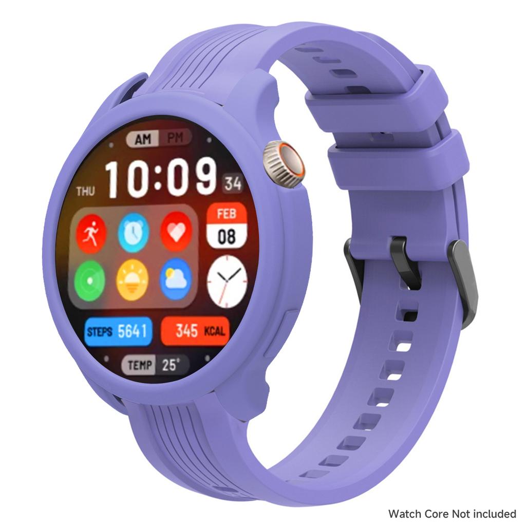 Силиконовый Ремешок+Чехол Для Amazfit Balance Регулируемый Спортивный Браслет Умные Часы Защита От Падений Царапин Браслет Набор Чехлов Для Часов Аксессуары