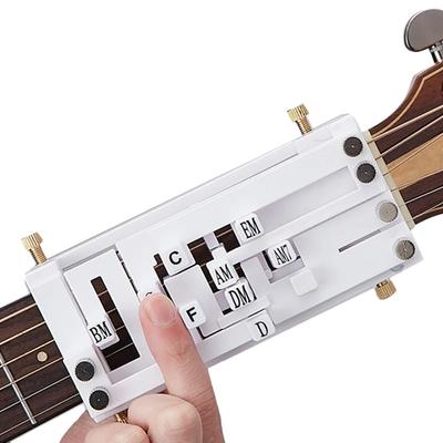Подарки Guitar Aid Guitar Chord Presser Инструменты для обучения игре на гитаре Портативный помощник для гитарных аккордов Тренажер аккордов Guitar Aid для начинающих