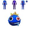 Костюм-комбинезон Roblox Rainbow Friends для детей, идеально подходящий для косплея и Хэллоуин-вечеринок