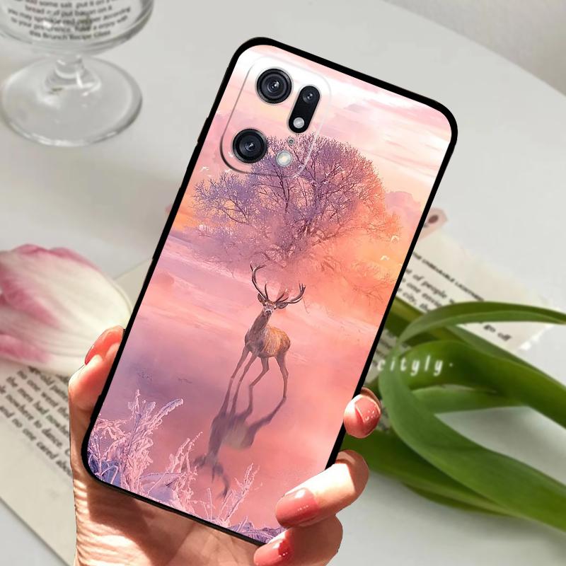 For Oppo Find X5 Pro Case FindX5 Lite New Cool Fashion Soft Silicone TPU Phone Cover For OPPO Find X5 5G Protector Bumper Coque