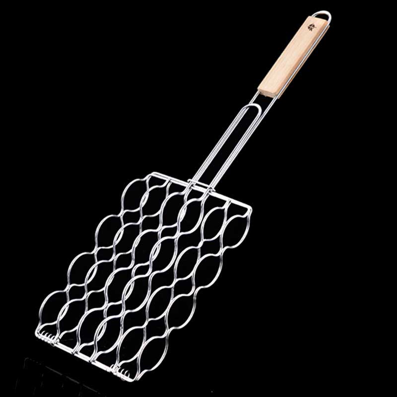 Гриль для барбекю с колбасой, зажим для сетки для гриля, кукурузный гриль для барбекю, гриль для барбекю, зажим для сетки для гриля, барбекю