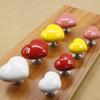 4pcs Colorful Heart-shaped Toilet Press Creative Toilet Toilet Water Tank Button Assistant Love Button Fashionable and Cute