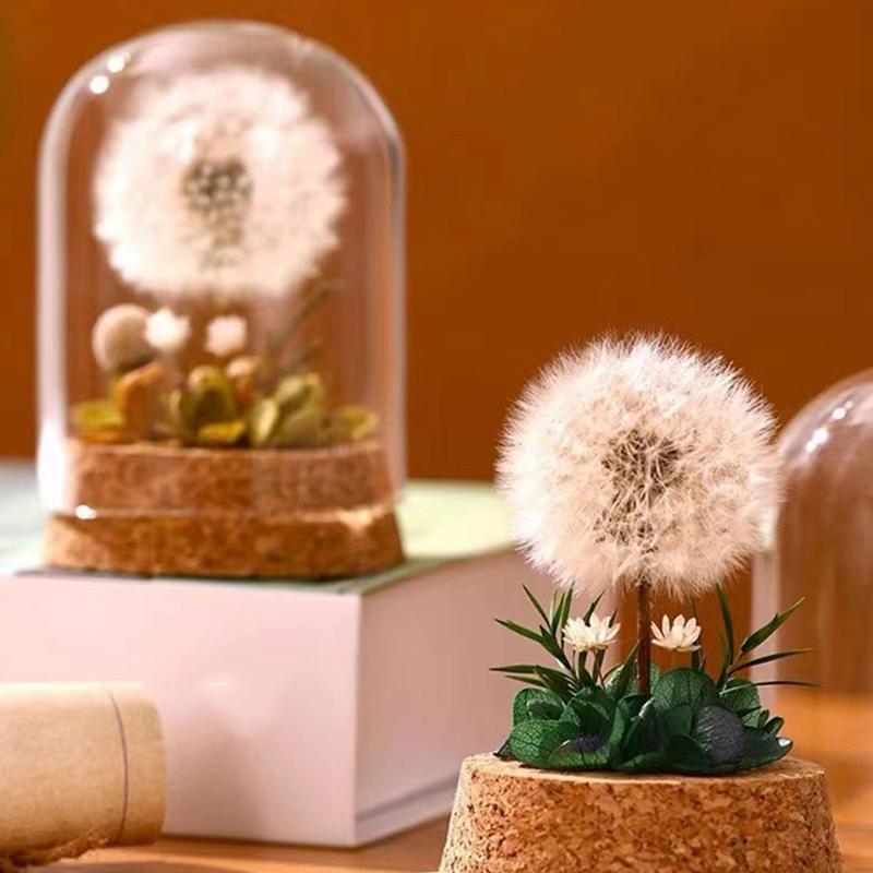 Набор материалов для DIY Вечные цветы Ваза для пожеланий Одуванчик День святого Валентина День матери Подарок Настольное украшение