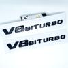 Apply to Letters G63 G65 V8 Biturbo V12 Biturbo Emblem for Mercedes Benz W463 Car Side Fender Trunk Nameplate Logo Sticker fff1