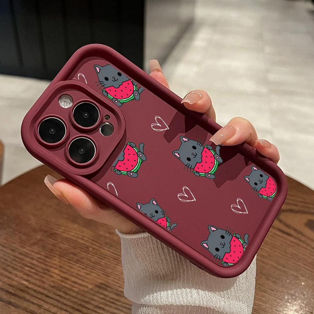 LZ8 мультяшный кот милый художественный силиконовый чехол для телефона Xiaomi 11 Lite 5G 14T Redmi 14C 13C A3 Note 12 11 9 10 13 Pro Plus противоударный задний чехол
