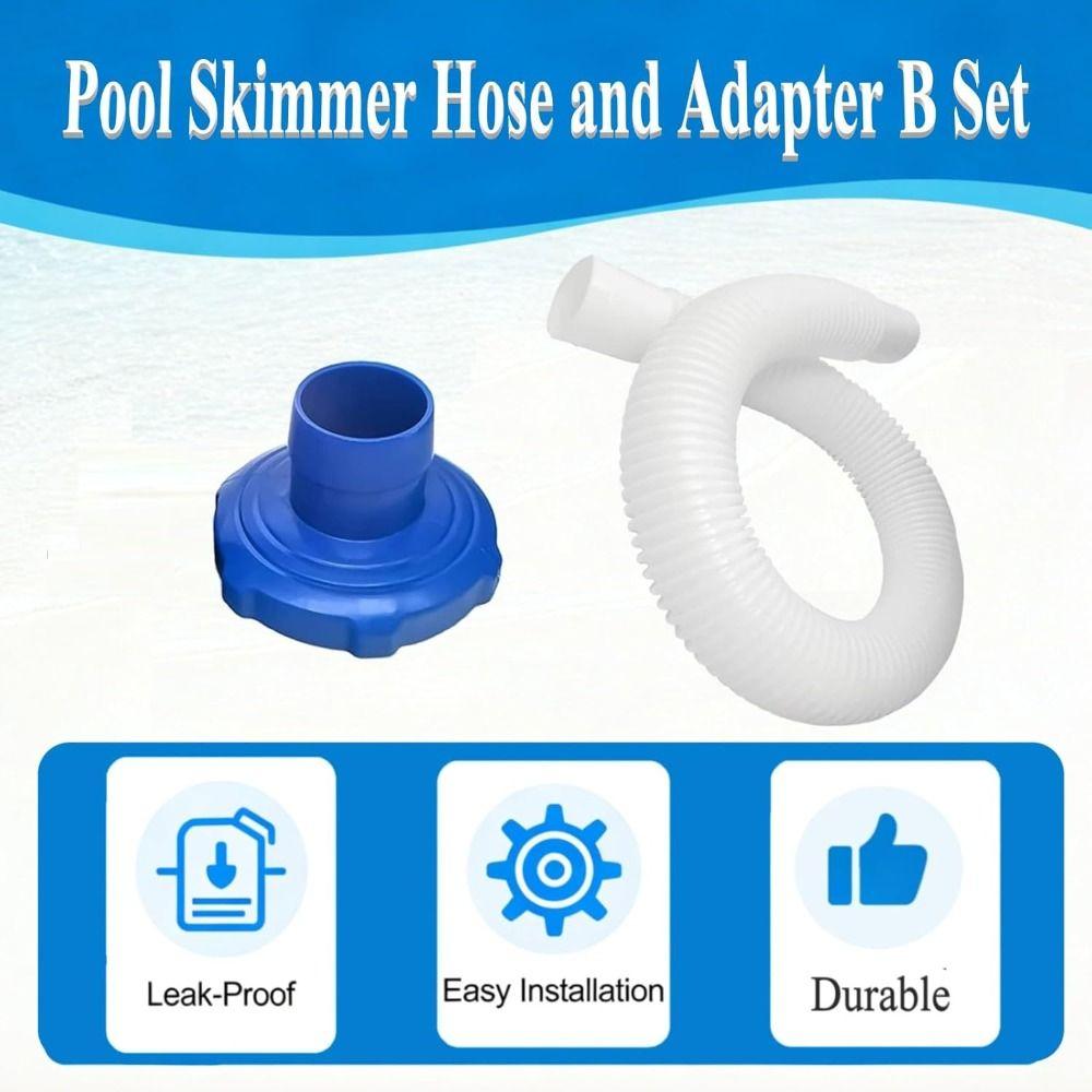 Leak-Proof Pool Skimmer Adapter Quick Connect Pool Replacement Part for Intex 25016