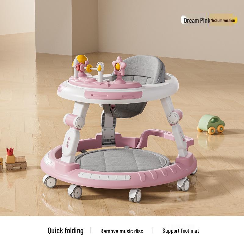 Регулируемая ходунок и стульчик для кормления для детей от 6 месяцев до 3 лет - Функции защиты от переворачивания и Х-образных ног