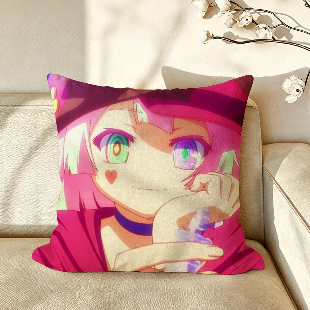 Anime NNo GGame NNo LLife Cushion Cover Pillow Case Antidustmite Pillowcase Silky Short Plush Sofa Cushion Cover hot