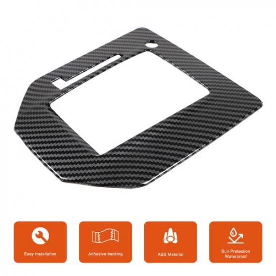 Carbon Fiber ABS Center Console Gear Shift Trim Cover For Subaru XV 2018-