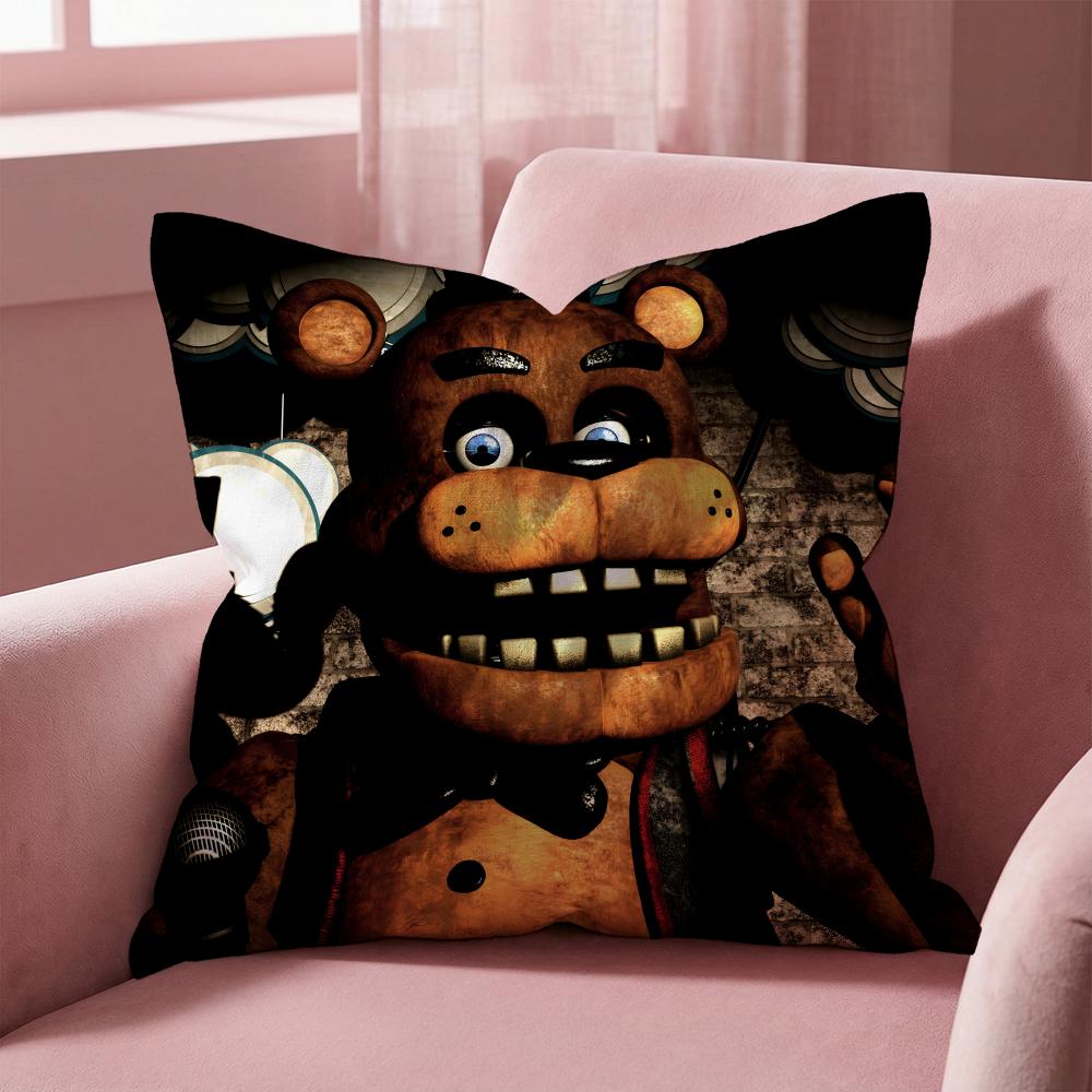 F-Five Nights at Freddy's ИГРОВАЯ Наволочка Мульти-Сценарная Наволочка для Дома и Автомобиля - Двусторонняя, Мягкая и Прочная для Ежедневного Использования