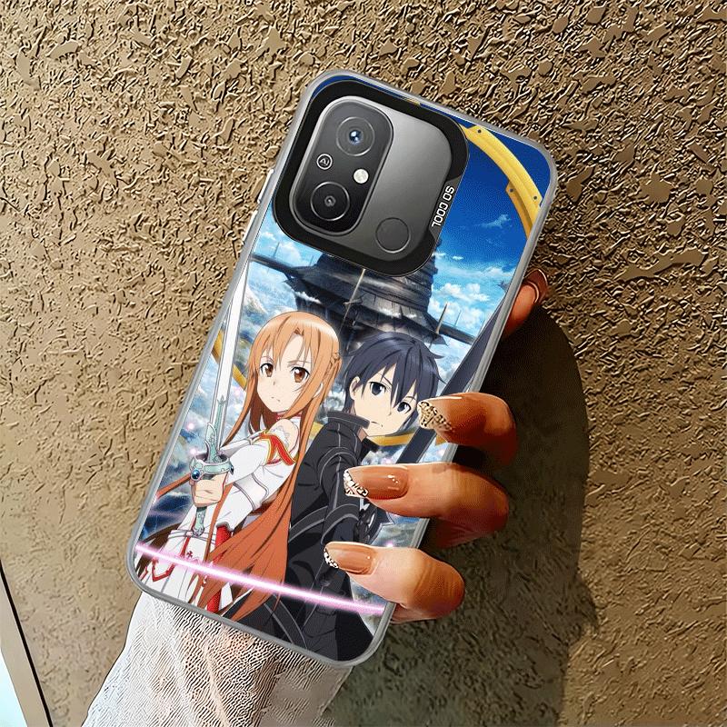 Ударопрочный чехол для телефона Sword Art Online для Xiaomi Poco X7 X6 X5 X3 Pro F7 Ultra M8 Redmi 15C 15 14C 13C 12C 10C 13 12 10