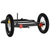 Bicycle Trailer Black 122 x 53 x 28 cm Iron