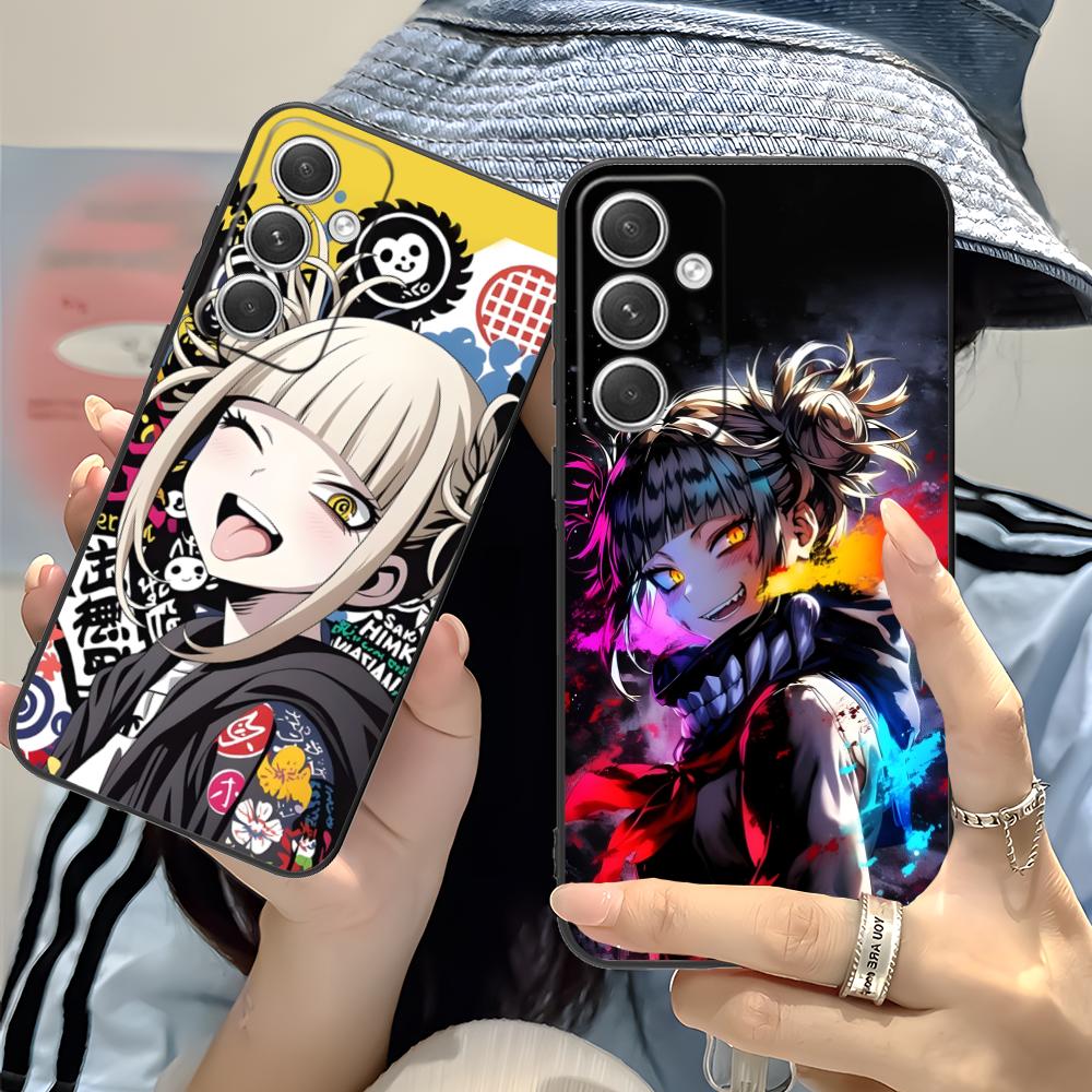 MHA Himiko Toga Mobile Phone Case for Samsung Galaxy S26 S25 S24 S23 S22 S21 S20 Note20 Plus FE Ultra Colorful Cover Pretty