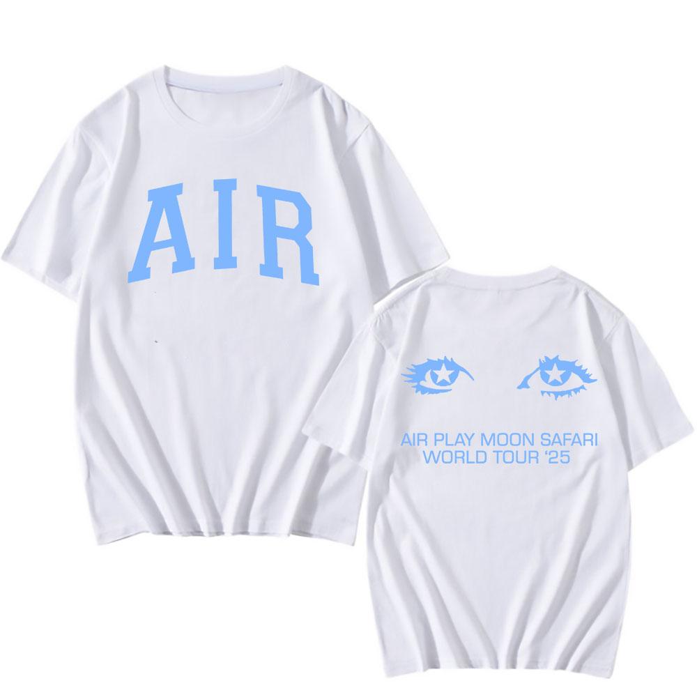 VEGYN X AIR BLUE MOON SAFARI LTD EDITION TSHIRT Air 2025 World Tour T-shirt Summer Cotton Male T Shirt Casual Men Women Clothes